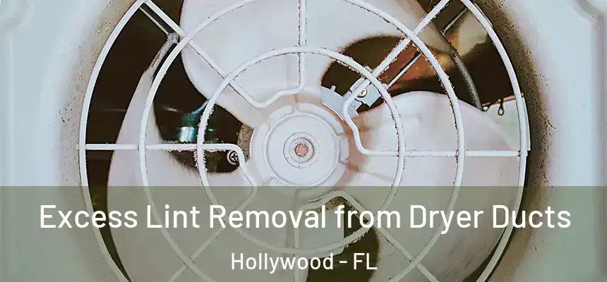 Excess Lint Removal from Dryer Ducts Hollywood - FL