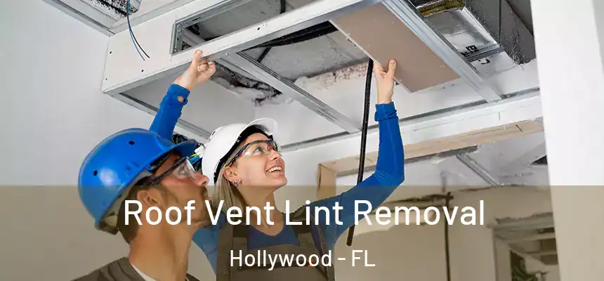 Roof Vent Lint Removal Hollywood - FL